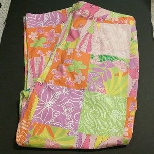 Lilly Pulitzer Chef's Blend patch capris